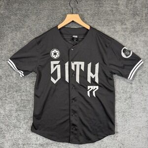 BoxLunch Star Wars Darth Vader Sith Baseball Jersey Black Adult Small